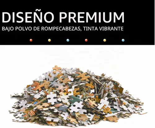 Vista 4 de Friends TV Show Seasons - Rompecabezas de 1000 piezas, 30 x 24 pulgadas