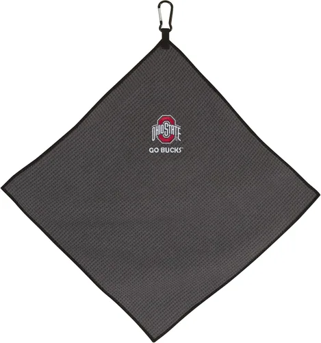 Vista 19 de Team Effort Collegiate - Toalla de microfibra gris de 15" x 15