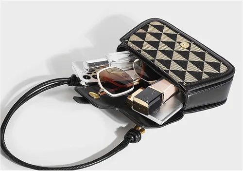 Vista 2 de Bolso bandolera para mujer, correa ajustable, bolso pequeño de moda