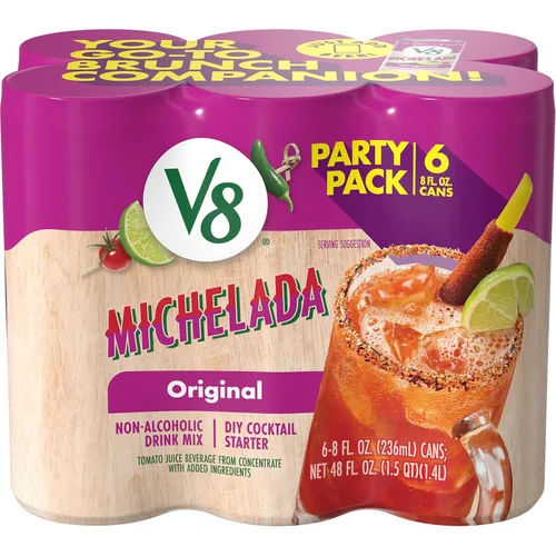 Vista 8 de V8 Bloody Mary Mix, lata de 8 fl oz (paquete de 6)