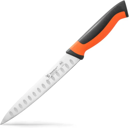 Vista 10 de Cuchillo rebanador de 6 pulgadas con borde Granton, negro, serie DT-40