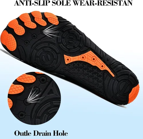 Vista 5 de Chaoslook Zapatos de agua para hombres y mujeres, deportes de secado rápido, zapatos acuáticos para natación, playa, descalzos, para senderismo