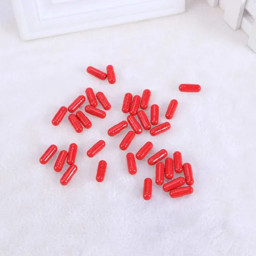Vista 4 de Happyyami 12 piezas de sangre falsa en polvo de sangre píldora de broma cápsula de sangre falsa juguetes para Halloween accesorios de maquillaje