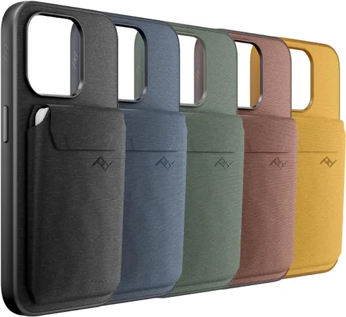 Vista 3 de Peak Design Cartera delgada móvil, perfil delgado, tela de nailon resistente a la intemperie, se conecta a fundas móviles, compatible con MagSafe