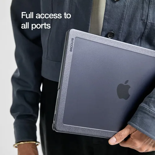 Vista 4 de Incase Edge - Funda rígida con Makrolon para MacBook Air de 15 pulgadas, color negro