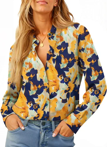 Vista 30 de Soft Non-Iron Wrinkle-Free Button Down Shirts for Women Dress Shirts Collared Blouses Formal Business Work Tops