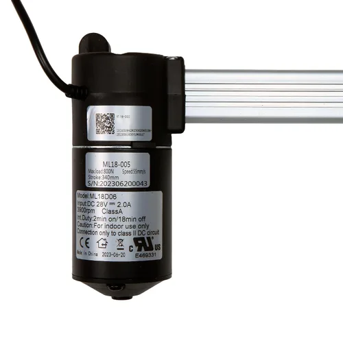 Vista 3 de Motor reclinable eléctrico Mulin modelo ML18D06 ML18-005 Kit de reemplazo de actuador para sillas elevadoras de sofá eléctrico
