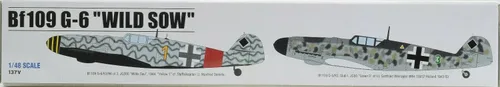 Vista 2 de Premium Hobbies Bf109 G-6 "Wild Sow 1:48 Kit de avión modelo de plástico 137V