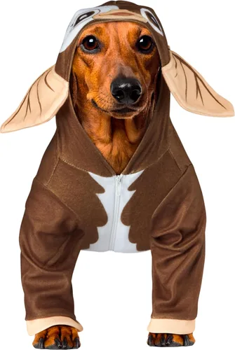 Vista 2 de Rubies Gremlins: Disfraz de Gizmo para mascotas para perros o gatos, talla S