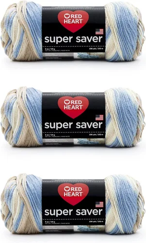 Vista 42 de Red Heart Hilo Super Saver, paquete de 3, camuflaje, 3
