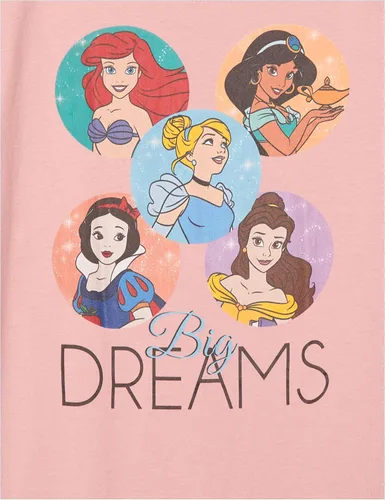 Vista 2 de Disney Camiseta de manga corta para niñas Little Big Princesses Dream Circles