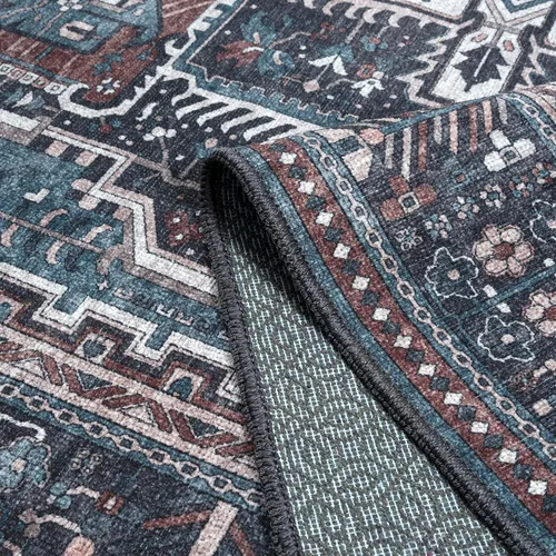 Vista 7 de Adiva Rugs Alfombra de área lavable a máquina de 2 pies 6 x 6 pies 6 pies 6 pies 6 pies 6 pies 6 pulgadas con parte trasera antideslizante para sala