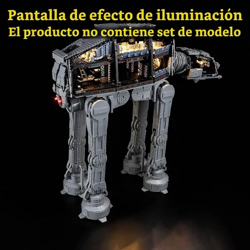 Vista 7 de GEAMENT Versión 2021 Kit de luz LED compatible con Lego 75313 at-at (Ver.2021) modelo de construcción (juego de modelos no incluido)