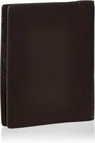 Vista 2 de Fossil Cartera de cuero para pasaporte con bloqueo RFID para hombre