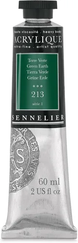 Vista 29 de Sennelier Extra-Fine Artists' Acrílico, 2.0 fl oz, Anthraquinone Blue S5, 2.02 Fl Oz (Paquete de 1)