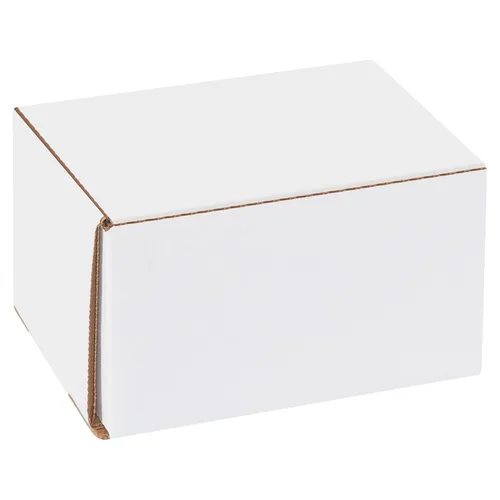 Vista 4 de Box USA Cajas de envío pequeñas 5"L x 4"W x 3"H, paquete de 50 - Cajas blancas a prueba de aplastamiento para embalaje, almacenamiento, regalos