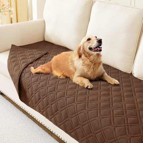 Vista 125 de hyha - Manta impermeable para cama de perro, mantas suaves para mascotas, funda impermeable para sofá para perros, fundas reversibles lavables