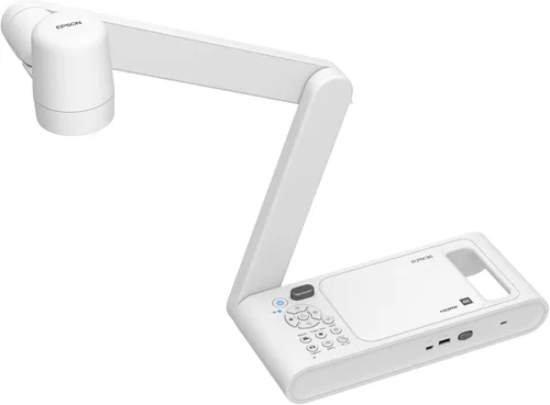 Vista 6 de Epson Cámara de documentos de alta definición DC-13 con HDMI, zoom digital de 16x y resolución de 1080p, color blanco