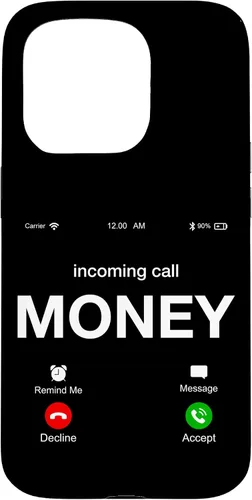 Vista 14 de Incoming Call Money is Calling Illustration Graphic Designs - Carcasa para iPhone 17