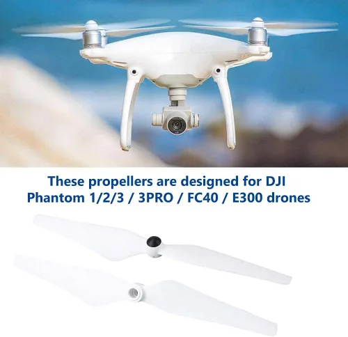 Vista 4 de Reemplazo de hélice de dron, 8 piezas de repuesto autobloqueantes para 1 2 3 3PRO FC40 E300 Quadcopter Accesorios