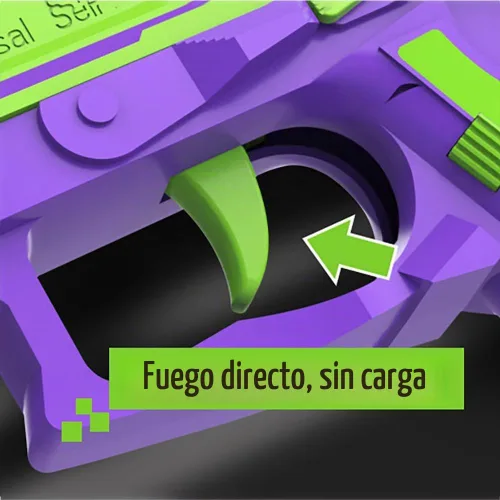 Vista 4 de Dreamplay Shell Ejecting Toy Gun, Automatic Pull Back Action Education Model Toy for Kids Gifts Usp-1911verde
