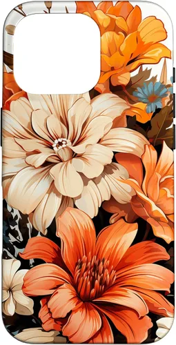 Vista 19 de Funda para iPhone 11 Pro Max Vintage Autumn Flower Fall Pumpkin Girl Women Fall