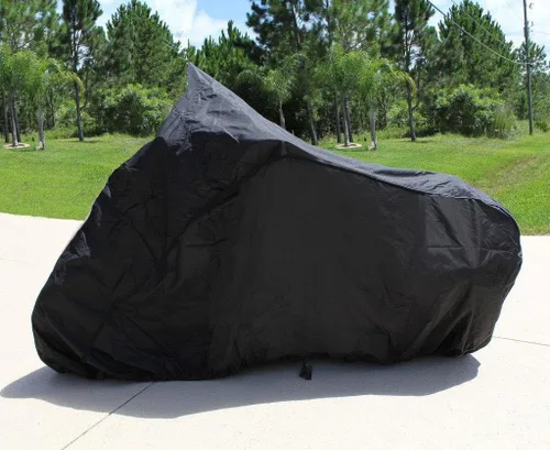 Vista 2 de SBU Funda para motocicleta compatible con Indian Scout. Fuerte protección UV Chopper Bike Tarp. Protección transpirable y portátil para vehículos