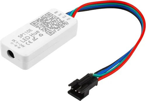 Vista 10 de RGBZONE Controlador LED Bluetooth SP105E, control inteligente de aplicación, sincronización de música para WS2811 WS2812B WS2815 WS2813 WS2801
