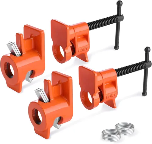 Vista 7 de PONY 2-Pack 50 abrazadera de tubo para encolado de madera para tubo negro de 3/4 pulgadas