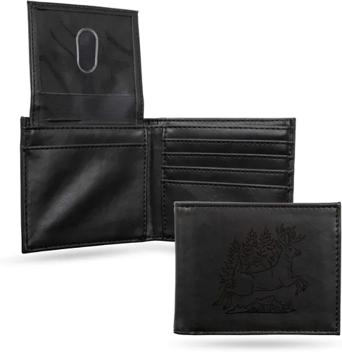 Vista 36 de NCAA Rico Industries Cartera Billetera con Grabado Láser Cartera Billetera con Grabado Láser - Diseño Delgado - Gran Regalo