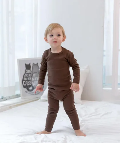 Vista 136 de AVAUMA - Pijama para niños y niñas de algodón básico para uso diario