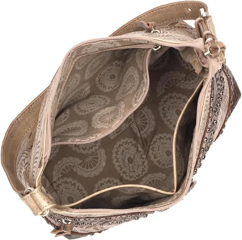 Vista 4 de American West Ladies Saddle Ridge Zip Top Shoulder Bag