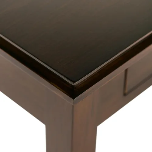 Vista 6 de SIMPLIHOME Mesa consola Artisan – Mesa de sofá de madera maciza de 46 pulgadas de ancho en marrón rojizo, mesa de almacenamiento de transición