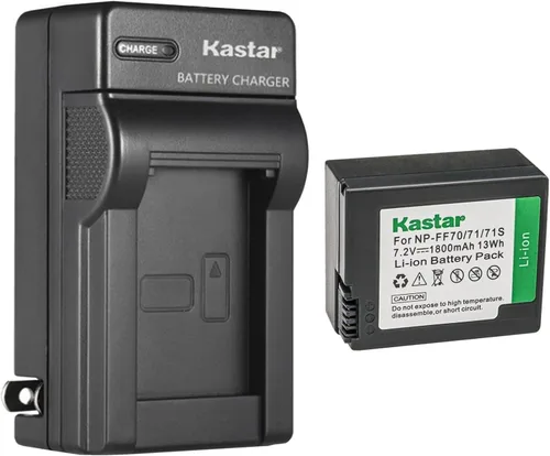 Vista 8 de Kastar NP-FF70 Reemplazo del cargador de batería de pared de CA para Sony DCR-PC108E, DCR-PC109, DCR-PC109E, DCR-PC350, DCR-PC350E, DCR-IP1