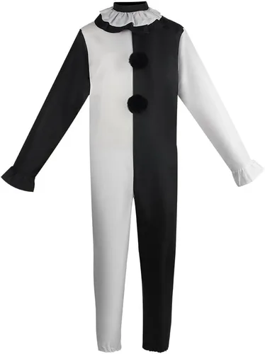 Vista 3 de Clown Costume the Clown Cosplay Halloween Halloween Jumpsuit Costume Full Set