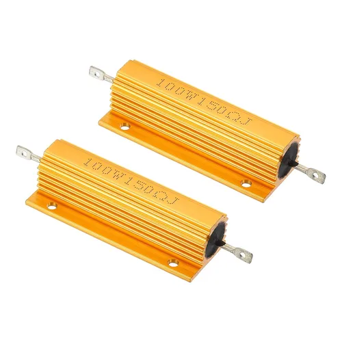 Vista 42 de PATIKIL 100 W 0,01 Ohm Resistencia con carcasa de aluminio, 2 paquetes de resistencias con carcasa de aluminio, resistencias bobinadas en caja