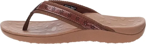 Vista 2 de Joomra - Sandalias de tanga con soporte de arco ortopédico para mujer, chanclas ajustables