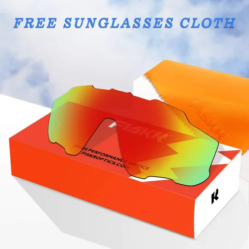 Vista 7 de Fiskr Lentes de repuesto para lentes de sol Oakley Jawbreaker