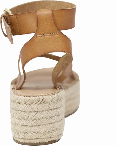 Vista 4 de The Drop Listilla - Sandalias de cuña para mujer