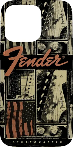 Vista 31 de Fender Funda vintage Stratocaster Americana Distressed Collage para iPhone 17