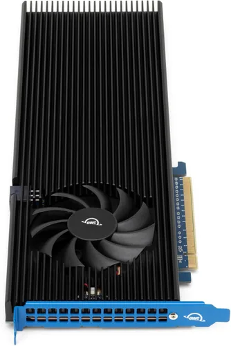 Vista 3 de OWC Tarjeta Accelsior 8M2 8 NVMe M.2 a PCIe de 16 TB compatible con Mac Pro (finales de 2019) y torres de PC