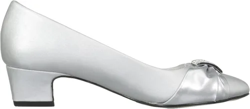 Vista 6 de Easy Street Tacón de bloque elegante de piel sintética Eloise para mujer