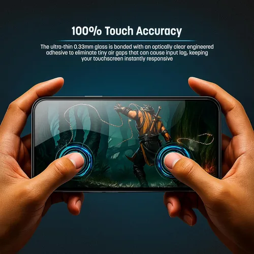 Vista 7 de magglass Protector de pantalla de bloqueo de luz azul diseñado para iPhone 13 Pro Max Protector de pantalla de vidrio templado