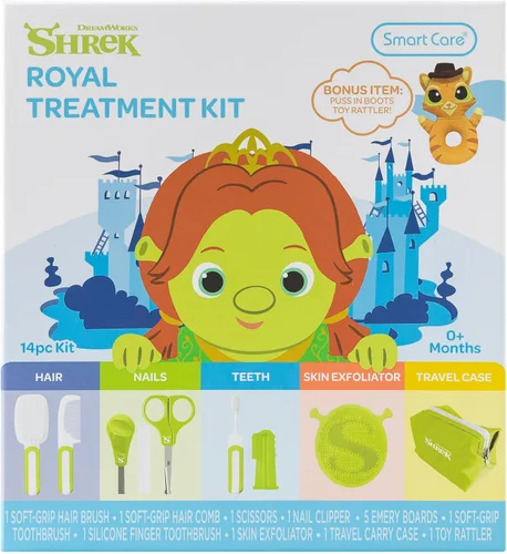Vista 6 de Smart Care Shrek Healthy Ever After Baby Kit de cuidado de la salud para bebés, artículos esenciales para recién nacidos, regalos para recién