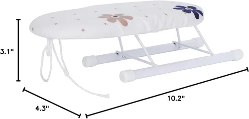 Vista 10 de Tabla de planchar pequeña, tabla de planchar de mesa, brazo de mesa Zifira, tabla de planchar, mini tabla de planchar plegable, puños y cuello, mesa