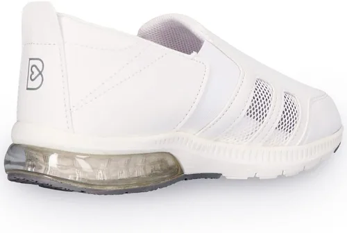 Vista 3 de Zapatos de enfermería Mujer Hoy Zapatos Blanco Cómodo