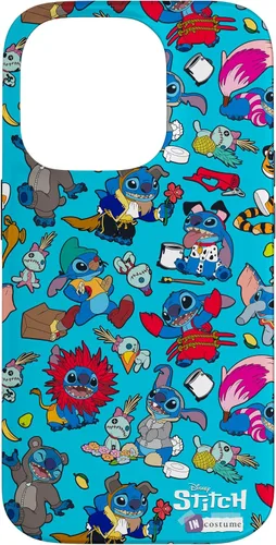 Vista 17 de iPhone 16 Disney 100 Stitch in Costume Disney Characters and Scrump Case