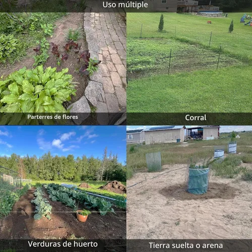 Vista 6 de DonSail Herramienta de jardín Hoe – Azadas de jardín para deshierbar jardinería mango largo resistente – lazo de deshierbe ajustable azada estribo
