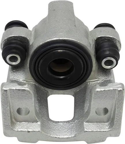 Vista 5 de TRQ Kit de pastillas de freno trasero y rotor, pinza de freno, kit químico, pastillas de freno, rotor de freno, cerámica, sólido, revestimiento G