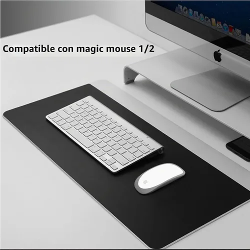 Vista 5 de Funda de silicona para ratón, para Apple Magic Mouse 1 y 2, a prueba de caídas, a prueba de polvo, funda ultra delgada (negro)